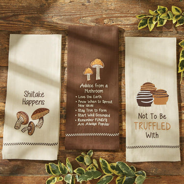 Advice From Mushroom Dishtowel - Park Designs - The Fox Decor